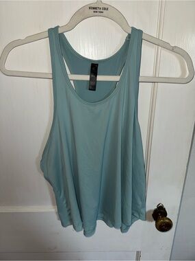 Light Aqua Racerback Athletic Tank Top